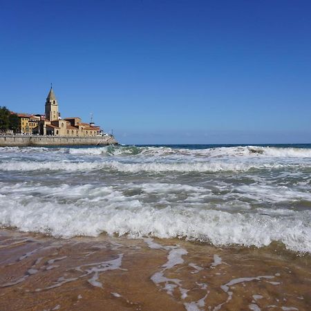 Apartamento Centrico Y Proximo A La Playa Appartement Gijón Buitenkant foto