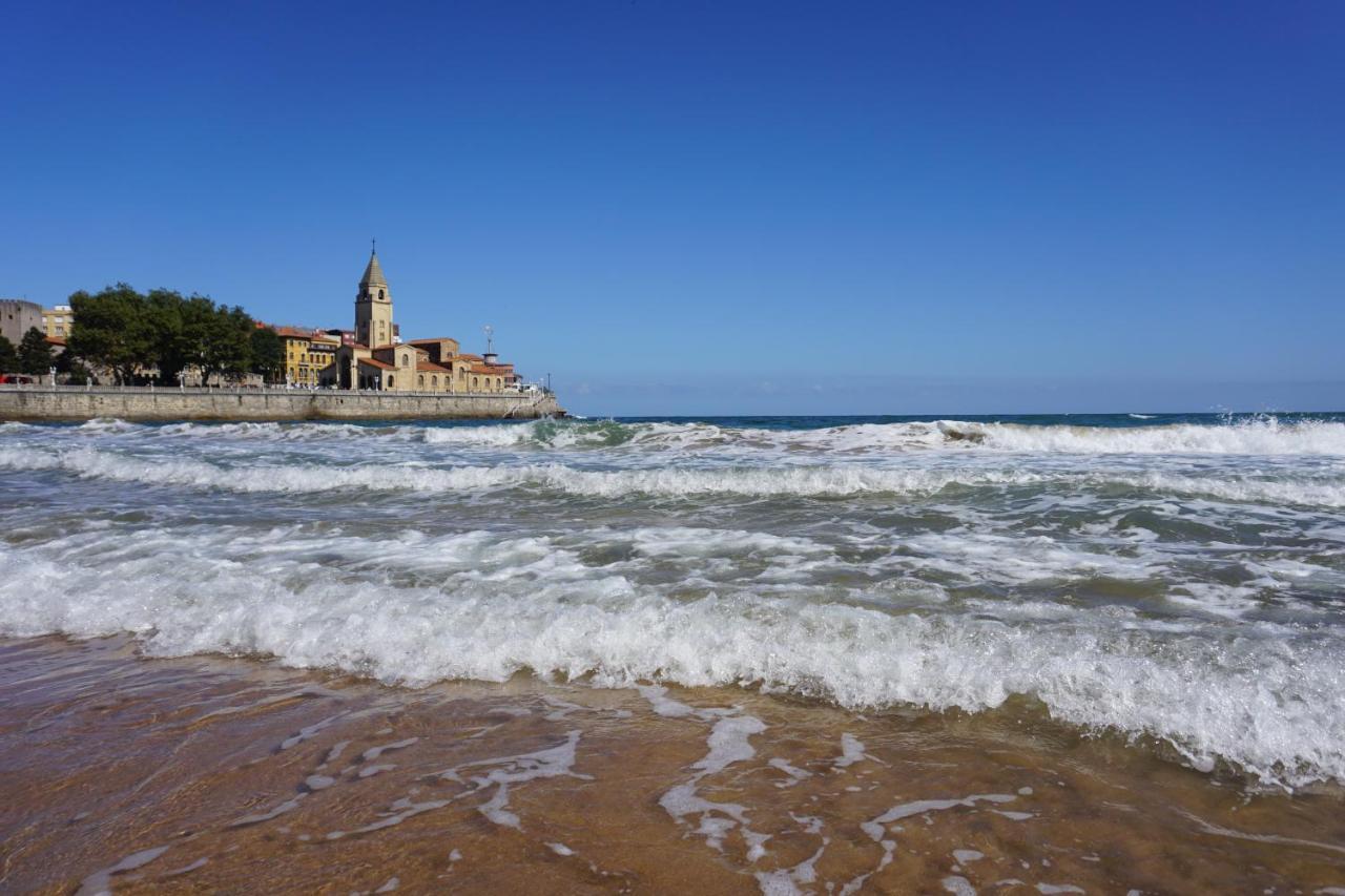 Apartamento Centrico Y Proximo A La Playa Appartement Gijón Buitenkant foto